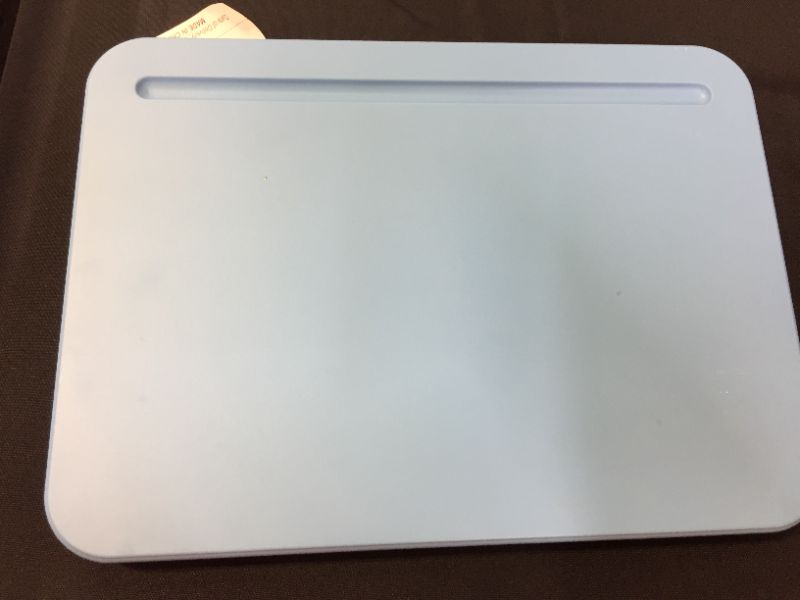 Photo 3 of LapGear Compact Lap Desk - Alaskan Blue - Fits Up to 13.3 Inch Laptops - Style No. 43103
(STAINS ON ITEM)