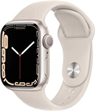 Photo 1 of Apple Watch Series 7 [GPS 41mm] Smart Watch w/ Starlight Aluminum Case with Starlight Sport Band. Fitness Tracker, Blood Oxygen & ECG Apps, Always-On Retina Display, Water Resistant
(MINOR STAINS ON WRISTBAND, DAMAGES TO PACKAGING)