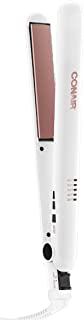 Photo 1 of Conair Double Ceramic Flat Iron, 1 Inch, White/Rose Gold