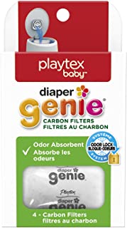 Photo 1 of Diaper Genie Playtex Carbon Filter Refill Tray for Diaper Pails, 4 Count
4 Count (Pack of 3)