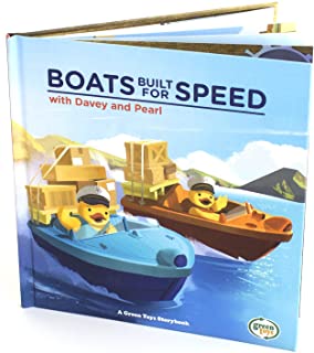 Photo 1 of Green Toys Boats Built for Speed with Davey & Pearl - Play and Learning Storybook for Kids. Recycled Materials, Made in USA.
