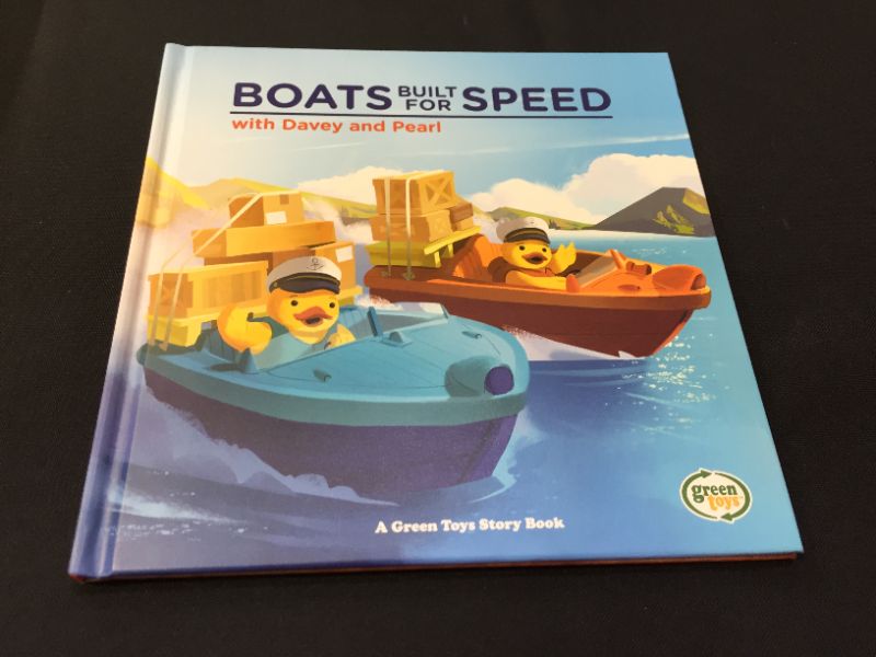 Photo 2 of Green Toys Boats Built for Speed with Davey & Pearl - Play and Learning Storybook for Kids. Recycled Materials, Made in USA.
