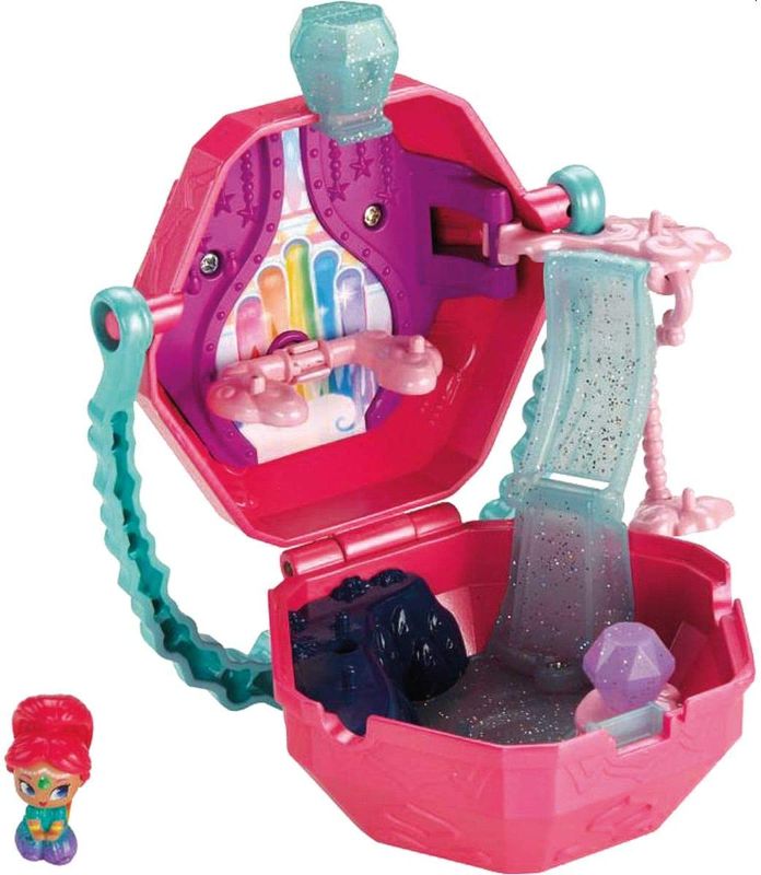 Photo 1 of Fisher-Price Nickelodeon Shimmer & Shine, Teenie Genies Rainbow Zahramay On-the-Go Playset
