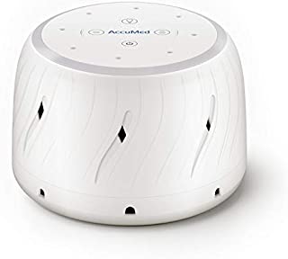 Photo 1 of AccuMed White Noise Machine for Sleeping, Baby, with Natural Fan, Night Light, Variable Volume - High Fidelity Sound Machine for Office Privacy, Sleep, Relaxation, Travel Portable (AC-WN106) White
1 Count (Pack of 1)