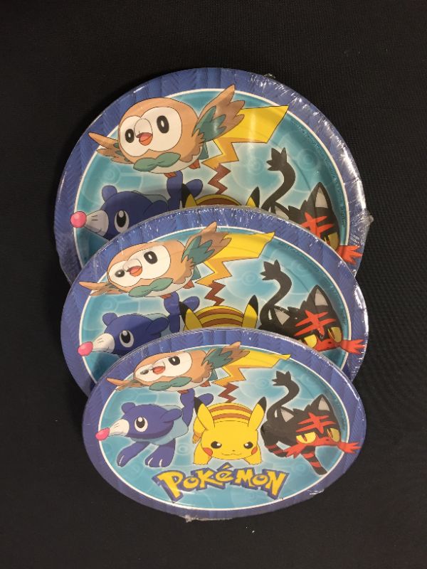 Photo 2 of American Greetings Pokemon Party Supplies, Paper Dinner Plates (8-Count)
3 PACK
