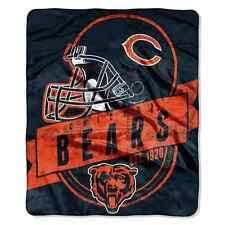 Photo 1 of Chicago Bears 50x60 NFL Grand Stand Royal Plush Raschel Throw
DAMEGES TO PACKAGING