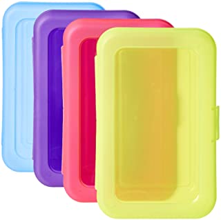 Photo 1 of AmazonBasics Pencil Box, Pack of 4

