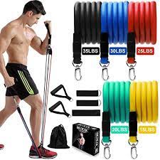 Photo 1 of  BERCOL Resistance Bands Set, 11 Piece Exercise Bands