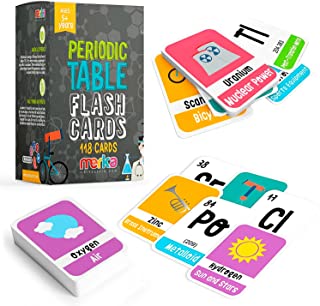 Photo 1 of merka Kids’ Educational Flashcards: Periodic Table of The Elements Game (118 Cards) – an Engaging Way to Learn Science and Chemistry – for Home or School Use – Recommended for Children Ages 5 and Up
