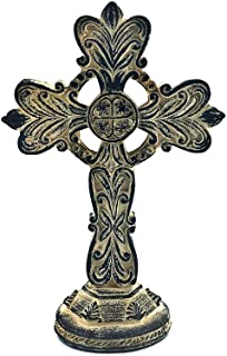 Photo 1 of Bellaa 22687 Celtic Cross Garden Statue God Blessings 8 inch