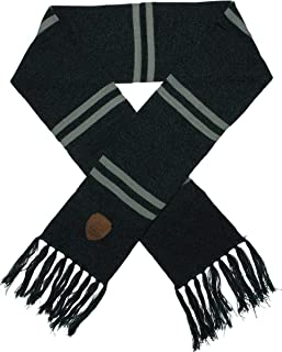 Photo 1 of Harry Potter Slytherin House Scarf with Faux Leather Patch
