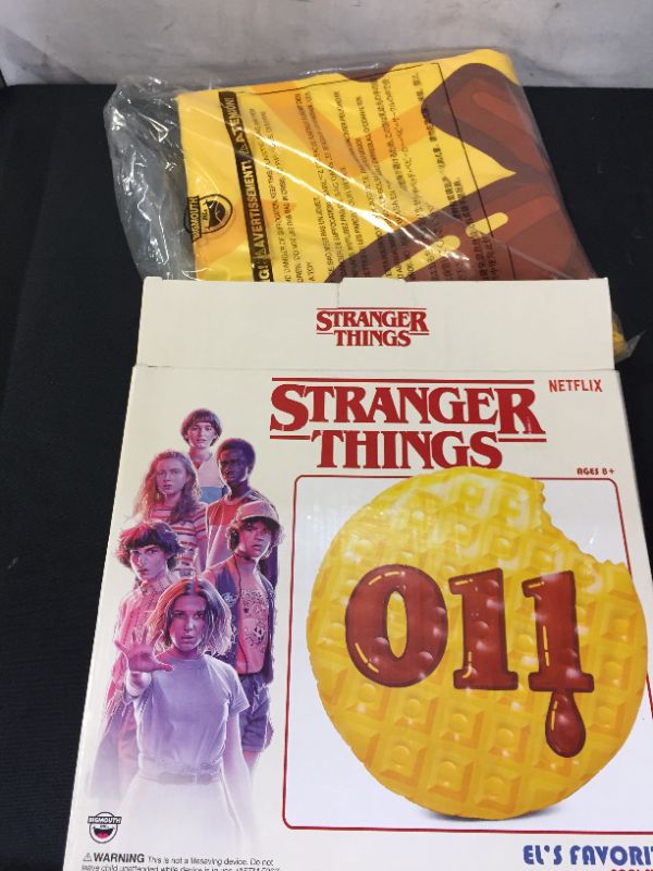 Photo 1 of BigMouth Inc. Stranger Things Waffle Pool Float, 6” Funny Pool Float with Stranger Things Theme, Easy to Inflate/Deflate and Clean, Makes a Great Gift Idea, 8 Years+ BRAND NEW 
