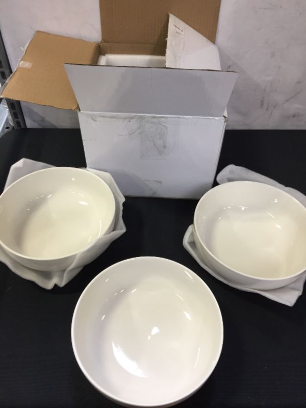 Photo 1 of 3 LARGE GLASS BOWLS 