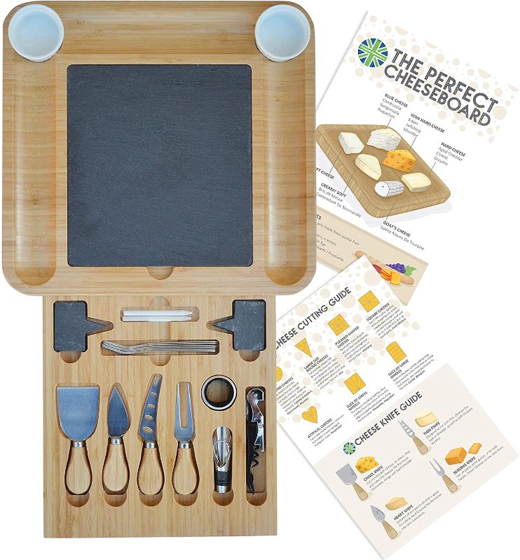Photo 1 of Complete Cheese Board Set. Cotswold Homeware Co Charcuterie Board Set - Wooden Cheese Serving Platter +Slate Cheese Cutting Board and Cheese Knife set, Perfect Housewarming, Birthday and Wedding Gift
BRAND NEW