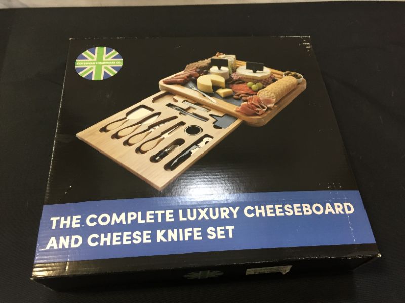 Photo 2 of Complete Cheese Board Set. Cotswold Homeware Co Charcuterie Board Set - Wooden Cheese Serving Platter +Slate Cheese Cutting Board and Cheese Knife set, Perfect Housewarming, Birthday and Wedding Gift
BRAND NEW