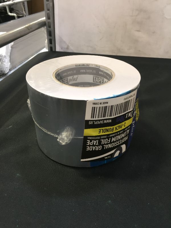 Photo 2 of 2 Pack -Professional Grade Aluminum Foil Tape - 2 Inch by 210 Feet (70 Yards) - Perfect for HVAC