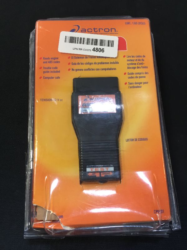 Photo 2 of Actron CP9001 GM Code Scanner, Black