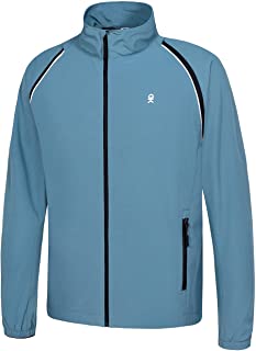 Photo 1 of Little Donkey Andy Men's Quick-dry Running Jacket, Convertible UPF 50+ Cycling Jacket Windbreaker with Removable Sleeves large 
