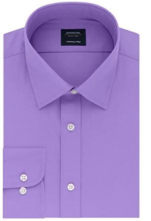 Photo 1 of Arrow 1851 Men's Dress Shirt Poplin (Available in Regular, Fitted, Slim, and Extreme Slim Fits) - XL 
