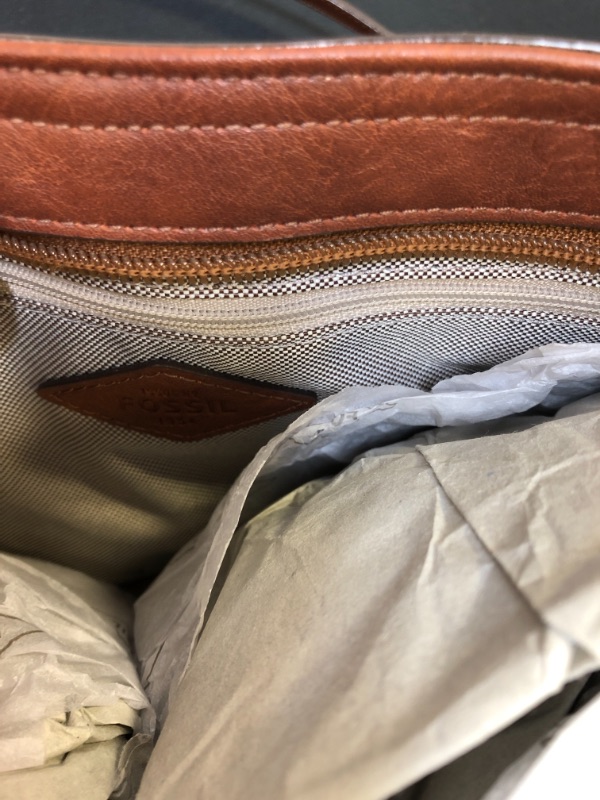 Photo 1 of FOSSIL - MAYA SATCHEL BROWN - WOMENS BAG