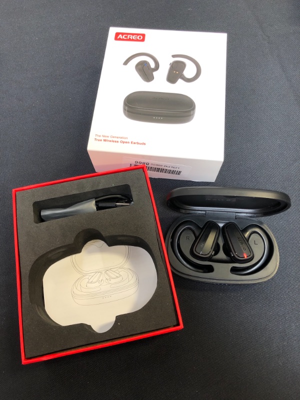 Photo 2 of The Next Generation Open Ear Headphones, ACREO OpenBuds?2022 Launched?, True Wireless Earbuds with Earhooks, Bluetooth Workout Headphones, 18 Hours Playtime with Case, IPX7 Waterproof
