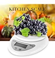 Photo 1 of  Digital Kitchen Scale 1-5000g Diet Food Compact Kitchen Scale 0.1-176oz Kitchen Scale Diet Food Balance
