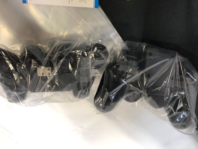 Photo 3 of BLUE LAKE Performance 2 Pack Wireless Controller 2.4G Compatible with Sony Playstation 2 PS2 (Jet Black)
