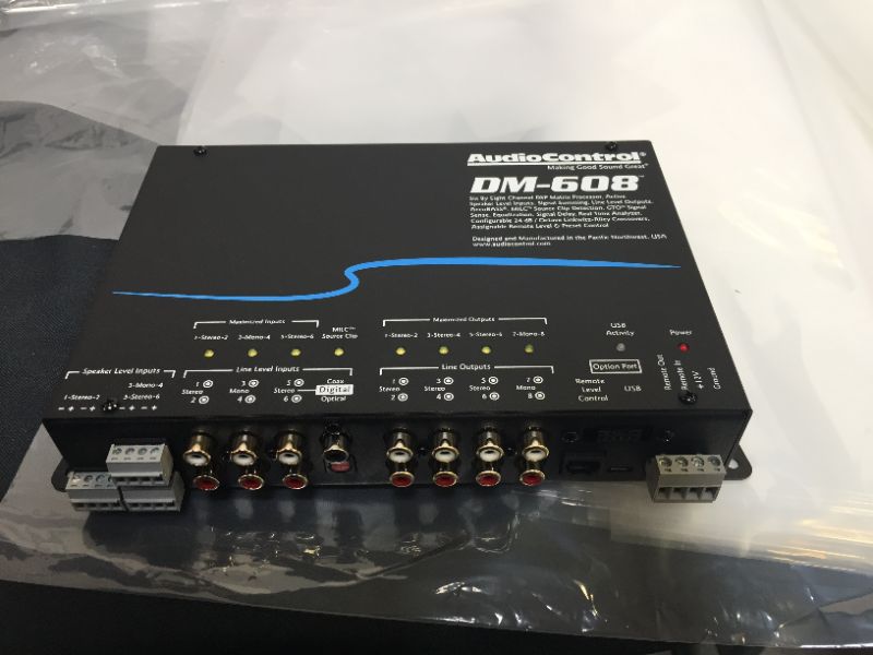 Photo 2 of AudioControl DM-608 6 by 8 Channel Matrix Digital Signal Processor
