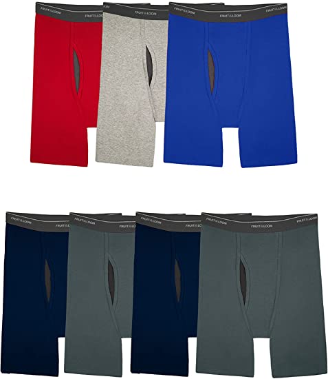 Photo 1 of Fruit of the Loom Men's Coolzone Boxer Briefs (Assorted Colors) SIZE LARGE
