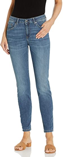 Photo 1 of Amazon Essentials Women's Mid Rise Curvy Skinny Jean SIZE 12 LONG
