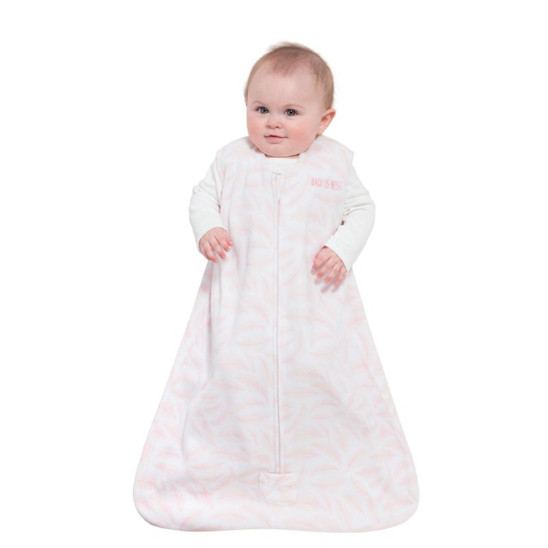 Photo 1 of HALO SleepSack Wearable Blanket, Microfleece, Pink Leaves, Extra Large 18-24 MONTHS
