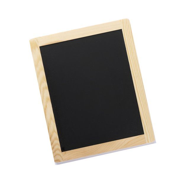 Photo 1 of 2 Plaid Unpainted Wood Frame, Chalkboard Frame, 1 Piece, 8.5" x 10.5"
