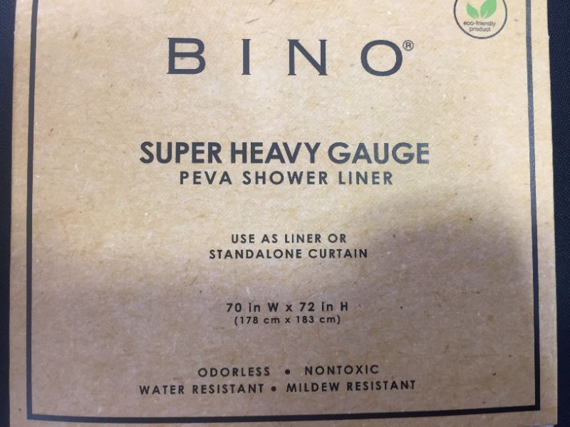 Photo 2 of BINO Super Heavy Gauge Peva shower liner --- 70inW x 72inH