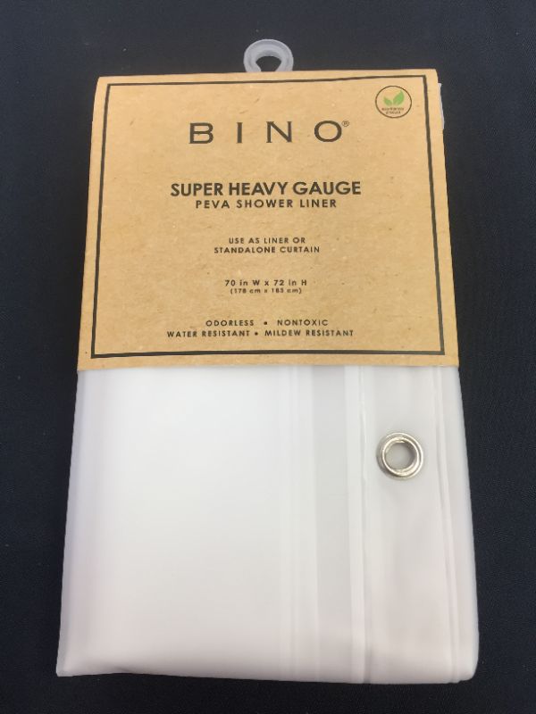 Photo 3 of BINO Super Heavy Gauge Peva shower liner --- 70inW x 72inH