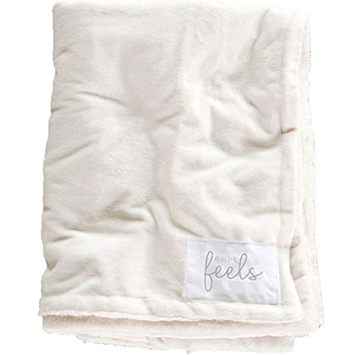 Photo 1 of All the Feels Premium Reversible Blanket, King, 92x106, Snow White Blanket, Super Soft Cozy Blanket
