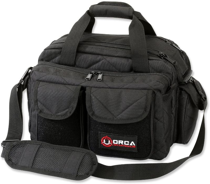 Photo 1 of Orca Tactical Pistol Range Bag Gun Range Bags For Handguns and Ammo Shooting Bag for Gun Accessories Gun Bag Duffle Carrier
