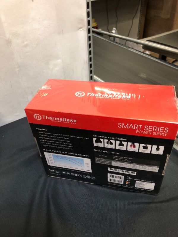 Photo 4 of Thermaltake Smart 650W 80+ Bronze Modular 12V ATX Computer Desktop PC Modular Power Supply - SP-650MPCBUS-
sealed 