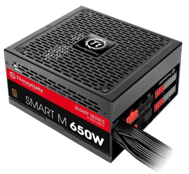 Photo 1 of Thermaltake Smart 650W 80+ Bronze Modular 12V ATX Computer Desktop PC Modular Power Supply - SP-650MPCBUS-
sealed 