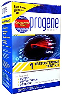 Photo 1 of Progene®Testosterone Test Kit - Clinical grade, painless, saliva-based kit measures free (bio-available) testosterone Levels at CLIA Certified Labs - Includes all lab fees & postage.