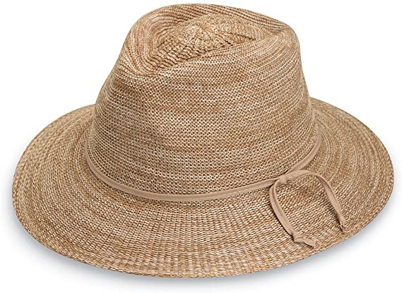 Photo 1 of Wallaroo Hat Company Women’s Victoria Fedora Sun Hat – UPF 50+, Adjustable, Packable, Modern Style, Designed in Australia ONE SIZE 
