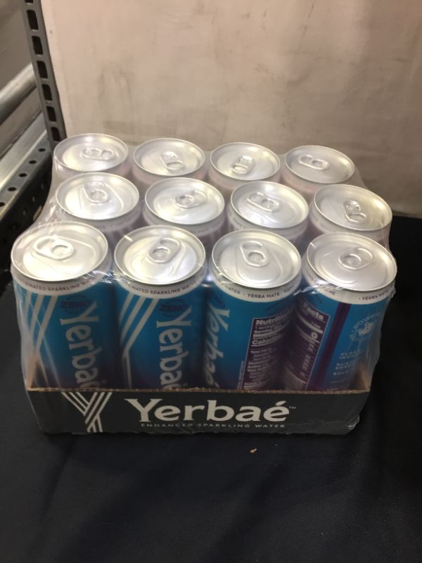 Photo 2 of Yerbae Naturally Caffeinated Sparkling Energy Water, Unsweetened with Yerba Mate & Antioxidents, Zero Sugar, No Calories, Keto & Whole 30, Non-GMO (Variety 12 Pack of 12oz Cans) ---- EXP 01/2022
