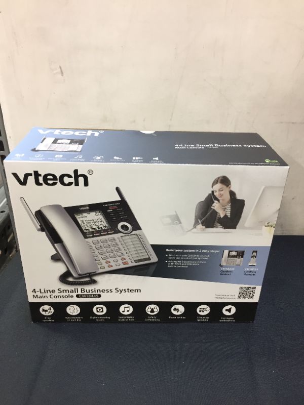 Photo 3 of VTech CM18445 Main Console - DECT 6.0 4-Line Expandable Small Business Office Phone with Answering System
