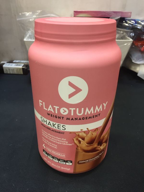 Photo 2 of 29.6 OZ - Flat Tummy Chocolate Protein for Women - Plant-Based Powder Supplement for Lean Muscle Growth, Muscle Recovery, Immunity Support - Gluten-Free, Dairy-Free, Soy-Free Protein EXP 06/2022