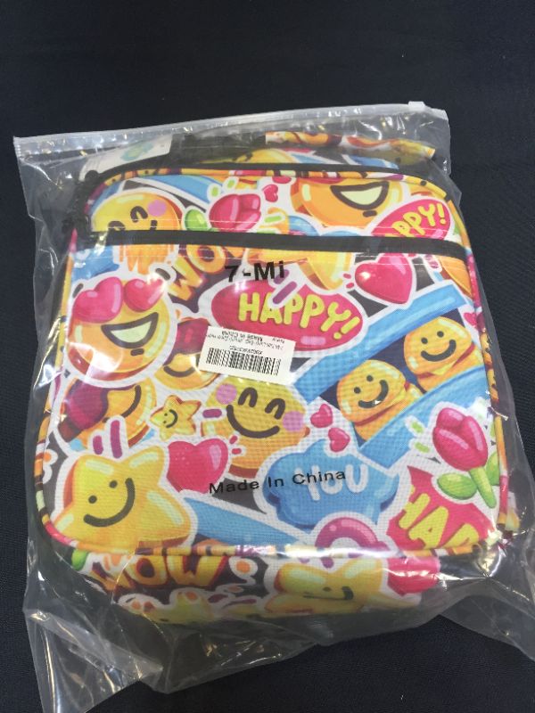 Photo 1 of KIDS LUNCH BOX EMOJI PATTERN