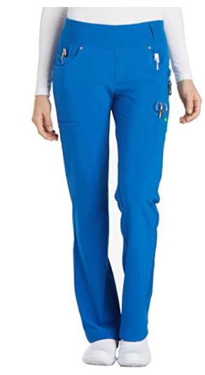 Photo 1 of Cherokee iFlex Women Scrubs Pant Mid Rise Straight Leg Pull-on CK002 - LARGE 
