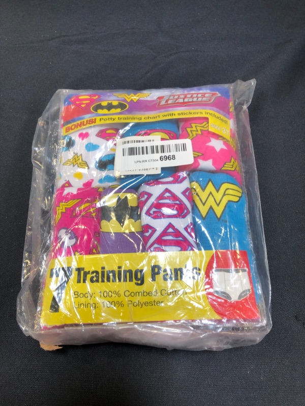 Photo 2 of DC Comics Baby Justice League Potty Training Pants Multipack - SIZE 3 T 
