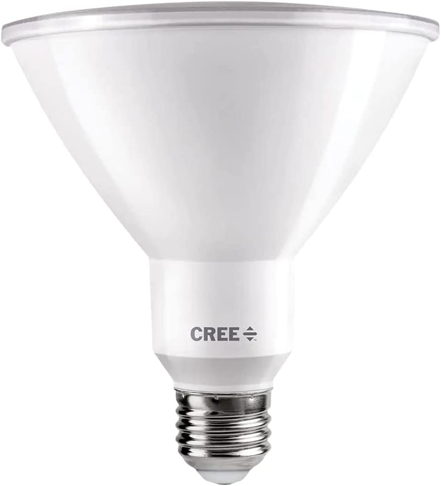 Photo 1 of CREE Lighting Exceptional Series PAR38 Bulb, 3000K Dimmable LED Bulb, 150W + 1500 Lumens, Bright White, 1 Pack
