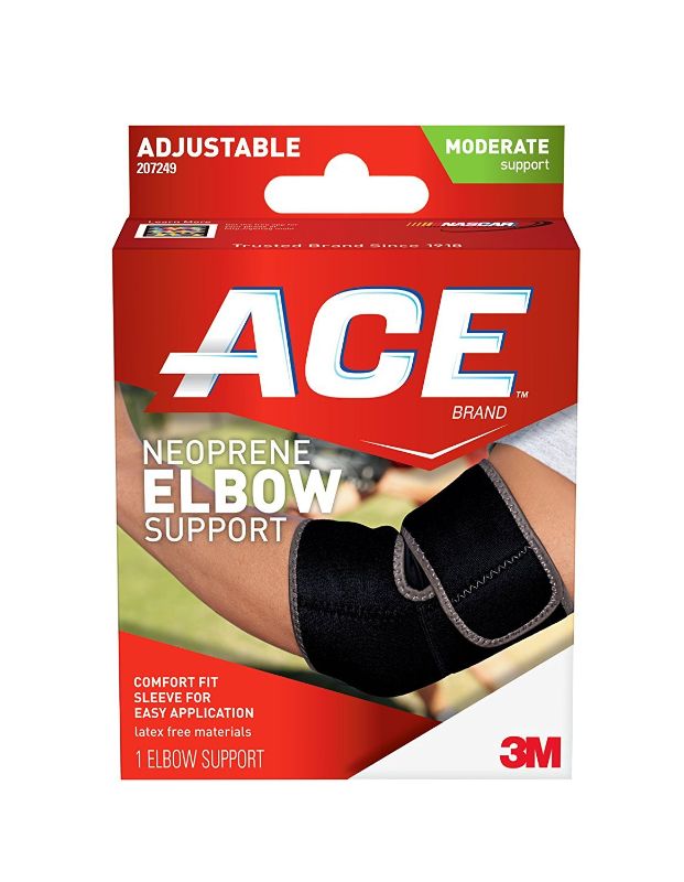 Photo 1 of ACE Adjustable Neoprene Elbow Support, Provides Support & Compression to Arthritic and Painful Elbow Joints
