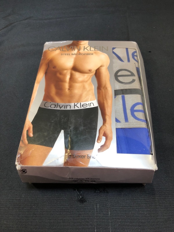 Photo 2 of Calvin Klein Men's Steel Micro Boxer Briefs - XL 
