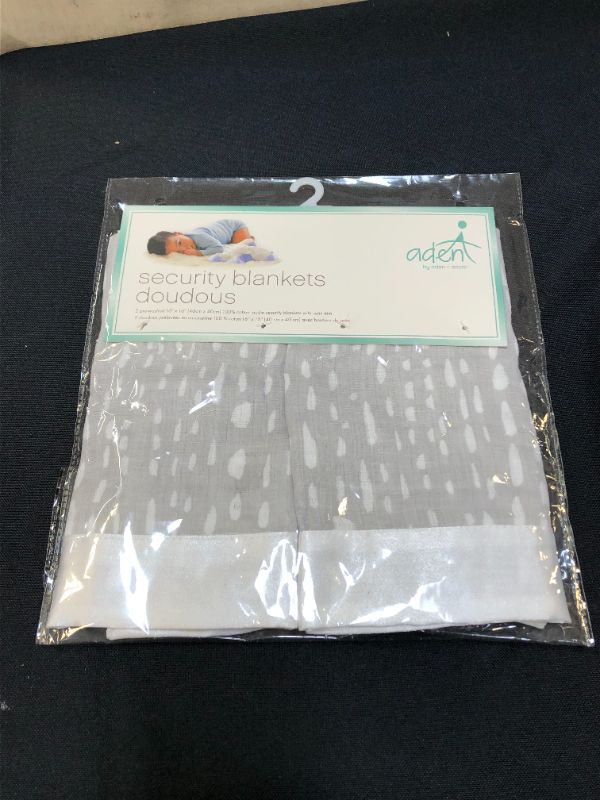 Photo 2 of Aden by aden + anais Classic Security Blankets, Super Soft 100% Cotton Muslin Lovie, 2 Pack (Pasture)
